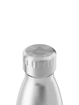 FLSK | Isolierflasche - Thermosflasche 0,5l Edelstahl Olive | silber